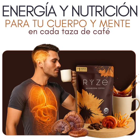 Café potenciado con hongos adaptógenos